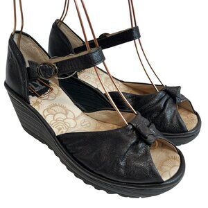 Fly London peep toe shoes
